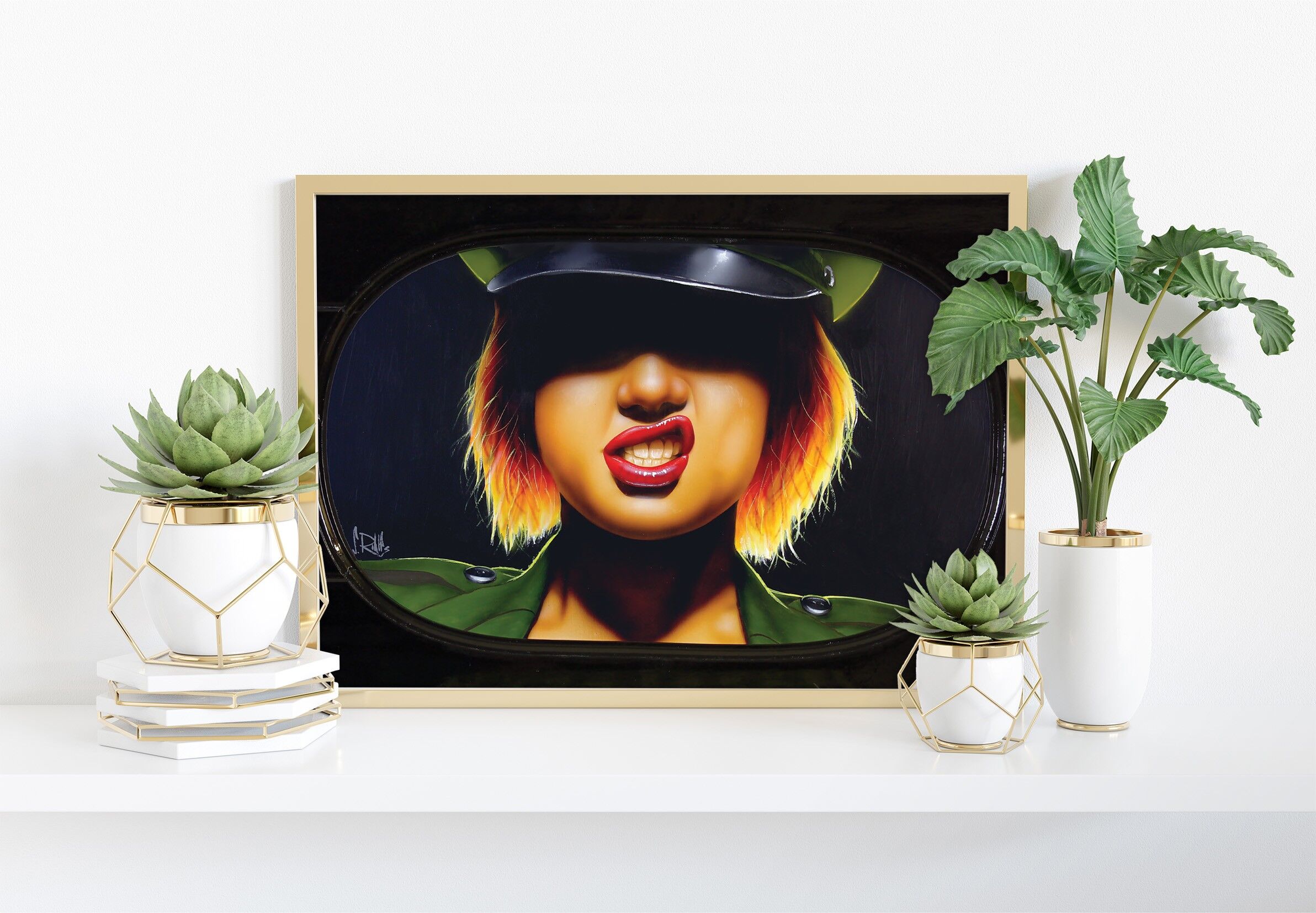 Captain Chaos - 11 x 14" stampa d'arte di Scott Rohlfs