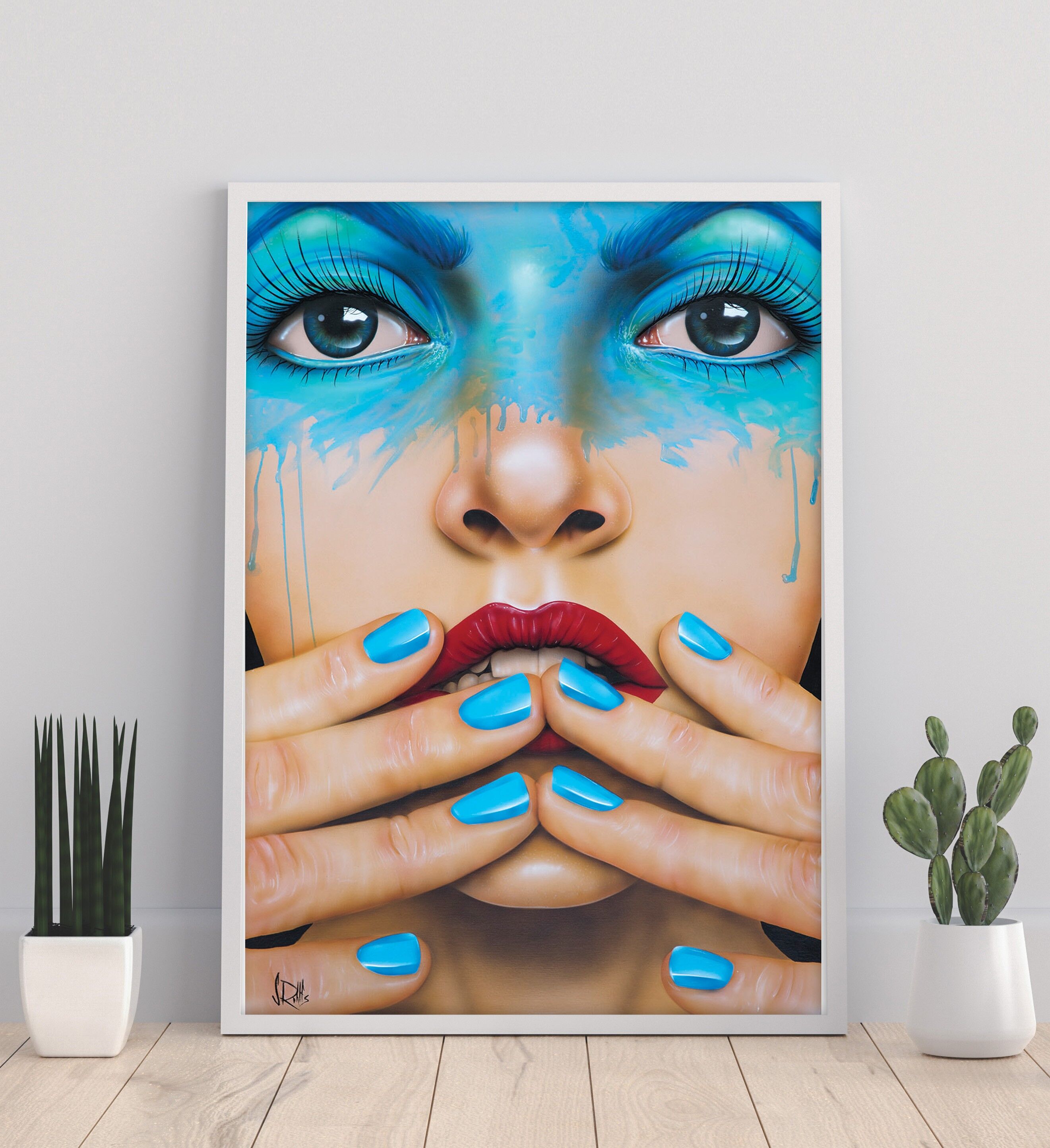 Mundo enloquecido - 11X14" Impresión de arte por Scott Rohlfs