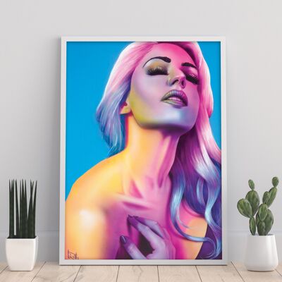 Direkt zu meinem Kopf – 11 x 14 Zoll Kunstdruck von Scott Rohlfs