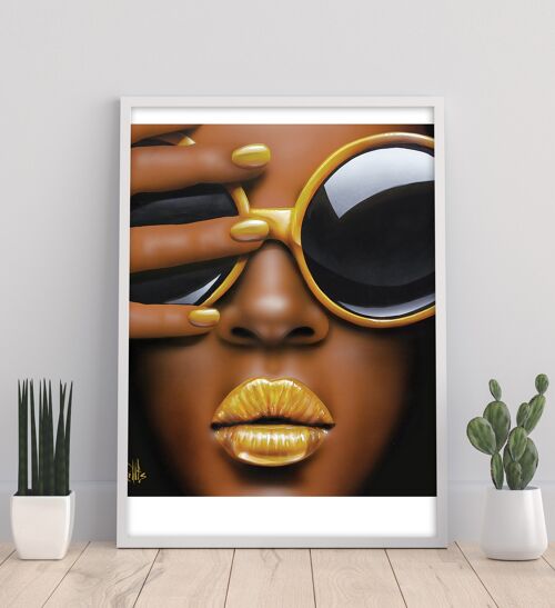 Goldilips - 11X14” Art Print by Scott Rohlfs