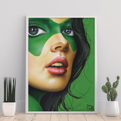 Grüne Schönheit – 11 x 14 Zoll Kunstdruck von Scott Rohlfs