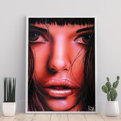 Ich sehe rot – 11 x 14 Zoll Kunstdruck von Scott Rohlfs