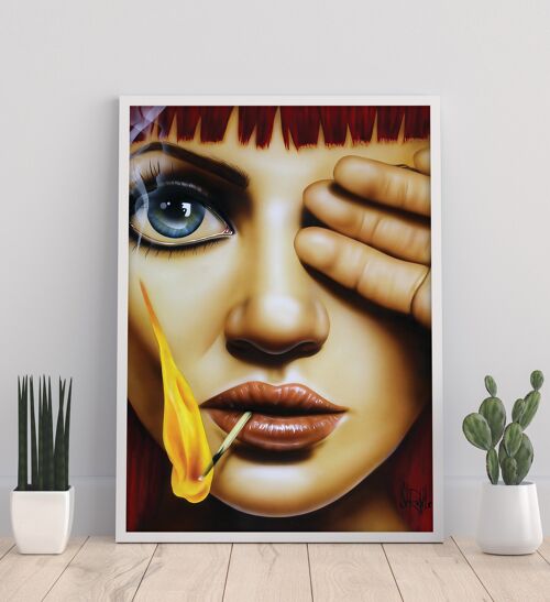 Playing With Fire - 11X14” Art Print by Scott Rohlfs