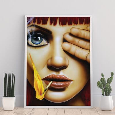 Playing With Fire - 11X14” Art Print by Scott Rohlfs