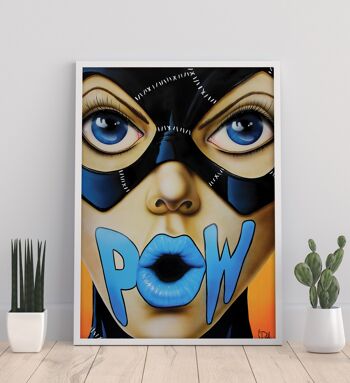 POW ! - Impression d'art 11X14" par Scott Rohlfs