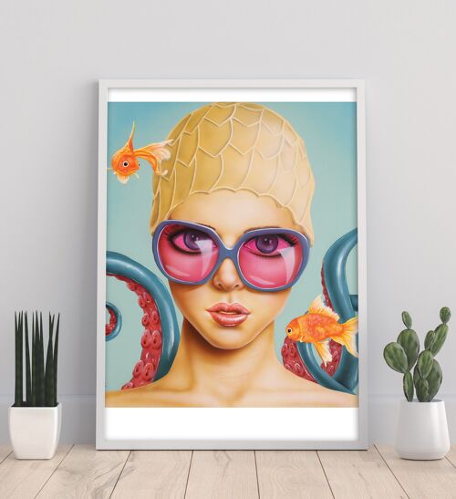 With The Fishes - 11X14” Art Print by Scott Rohlfs