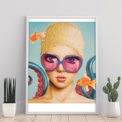 With The Fishes - 11X14” Art Print by Scott Rohlfs