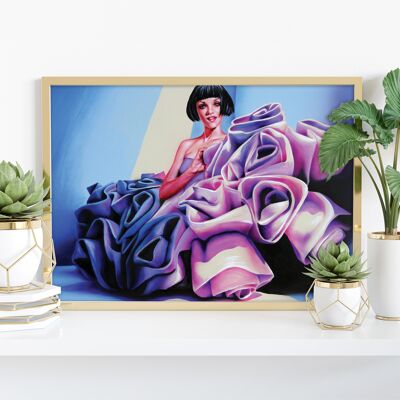 Farbige Rosen – 11 x 14 Zoll Kunstdruck von Scott Rohlfs