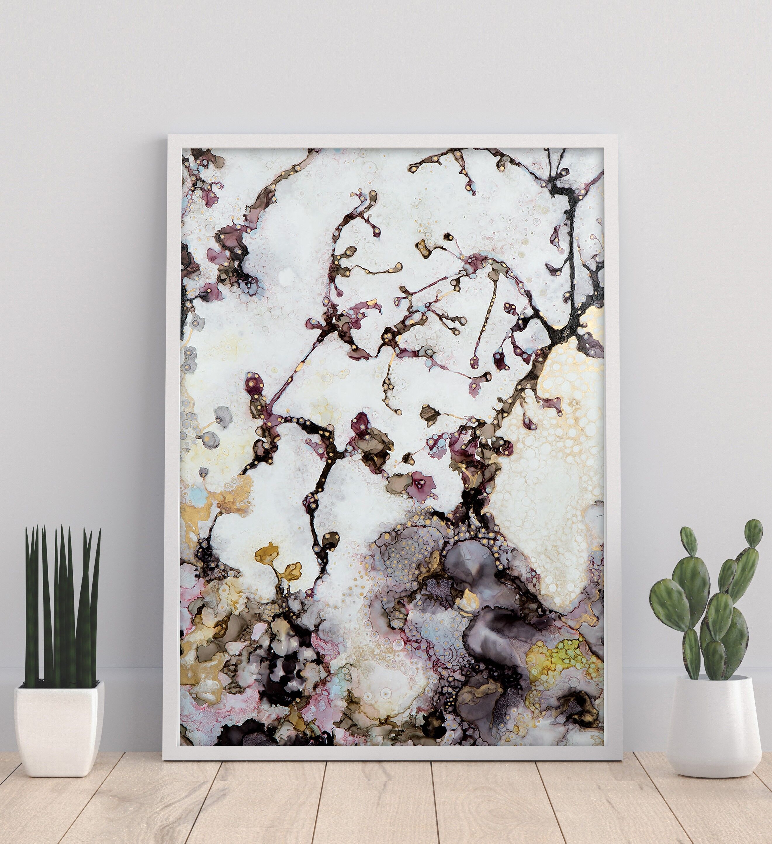 Connection IV - 11X14” Art Print by Mishel Schwartz