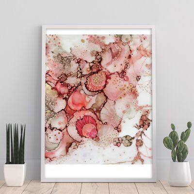 Coral abstract I - 11X14” Art Print by Mishel Schwartz
