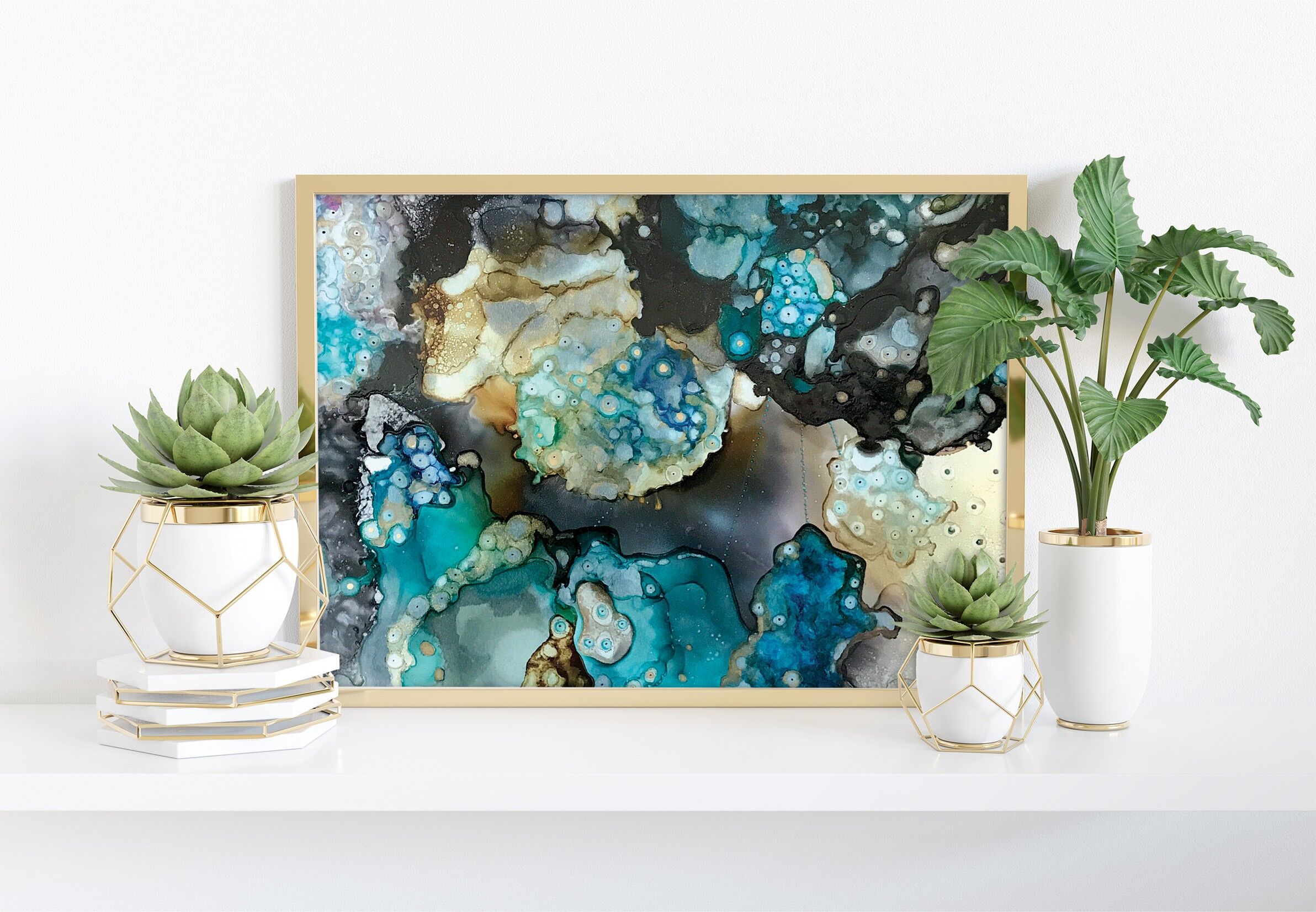 Cosmic Crush - 11 x 14" stampa d'arte di Mishel Schwartz