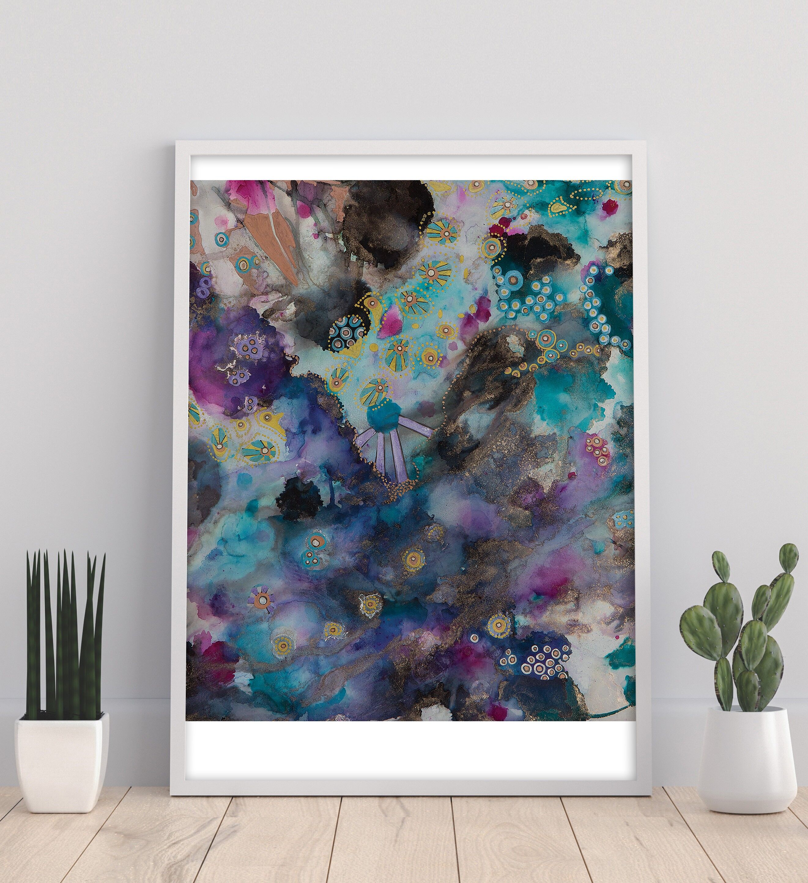 Mad World – 11X14” Kunstdruck von Mishel Schwartz