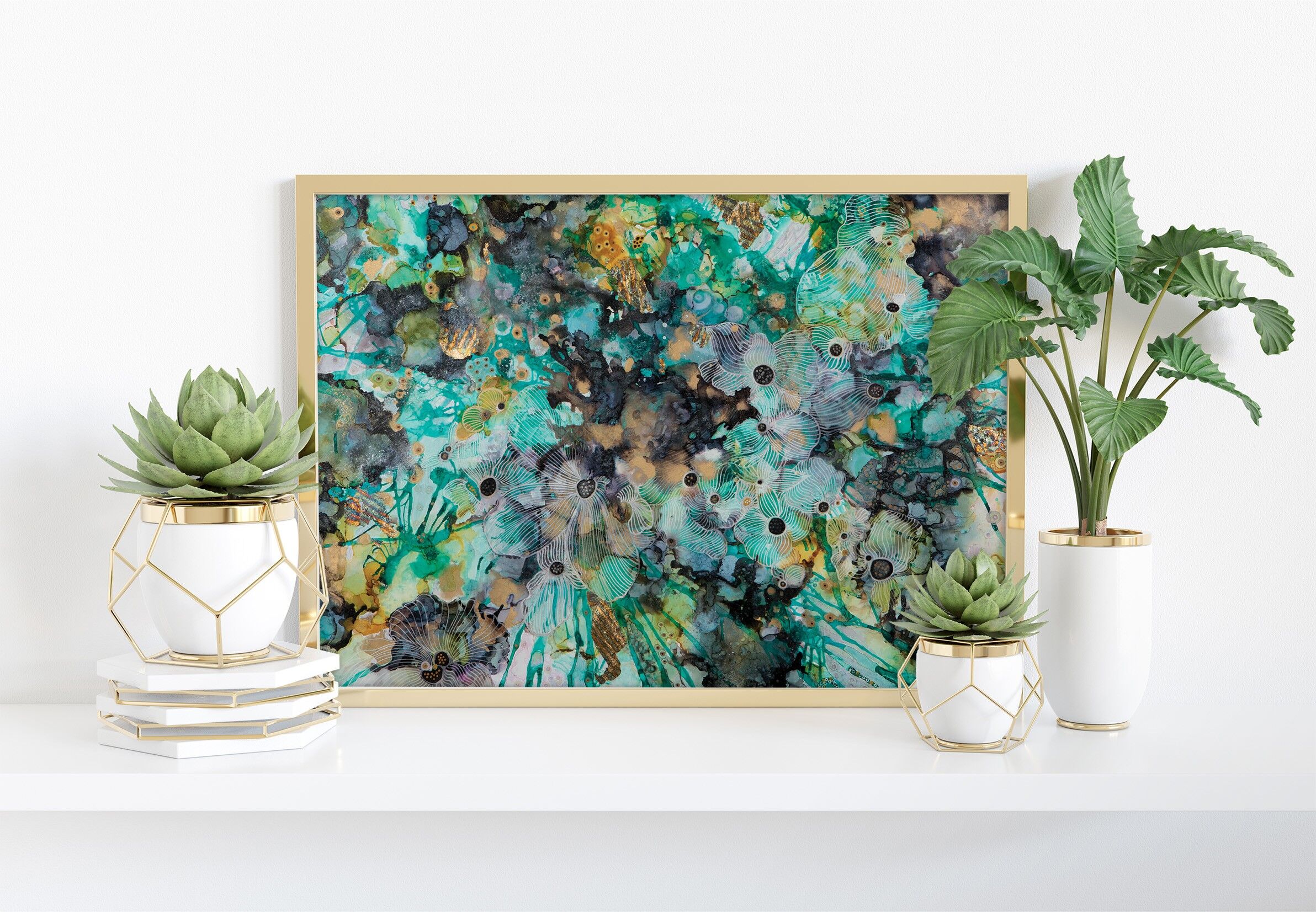 Oz - 11 x 14" stampa d'arte di Mishel Schwartz