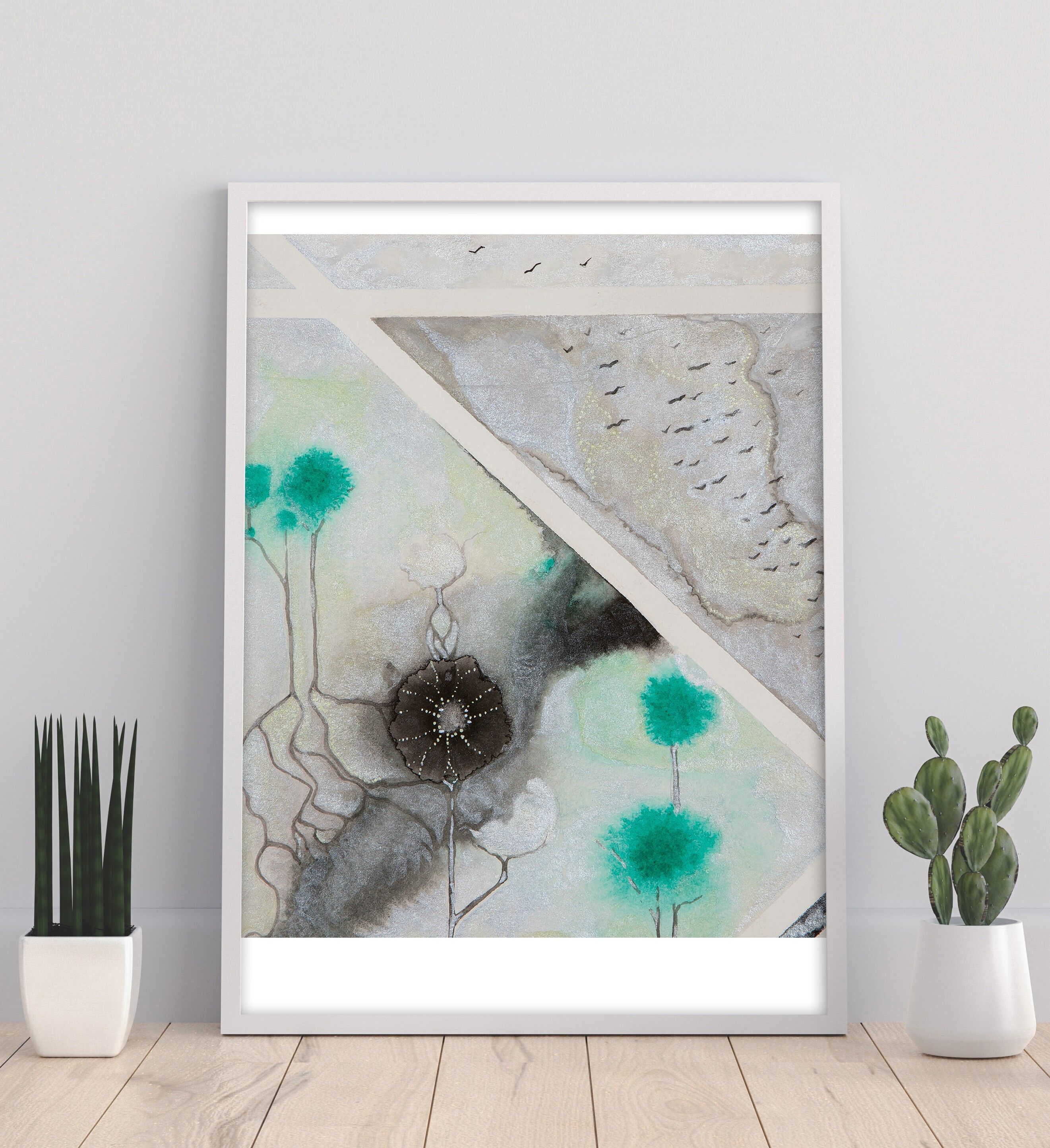 La grande divisione - 11 x 14" stampa d'arte di Mishel Schwartz