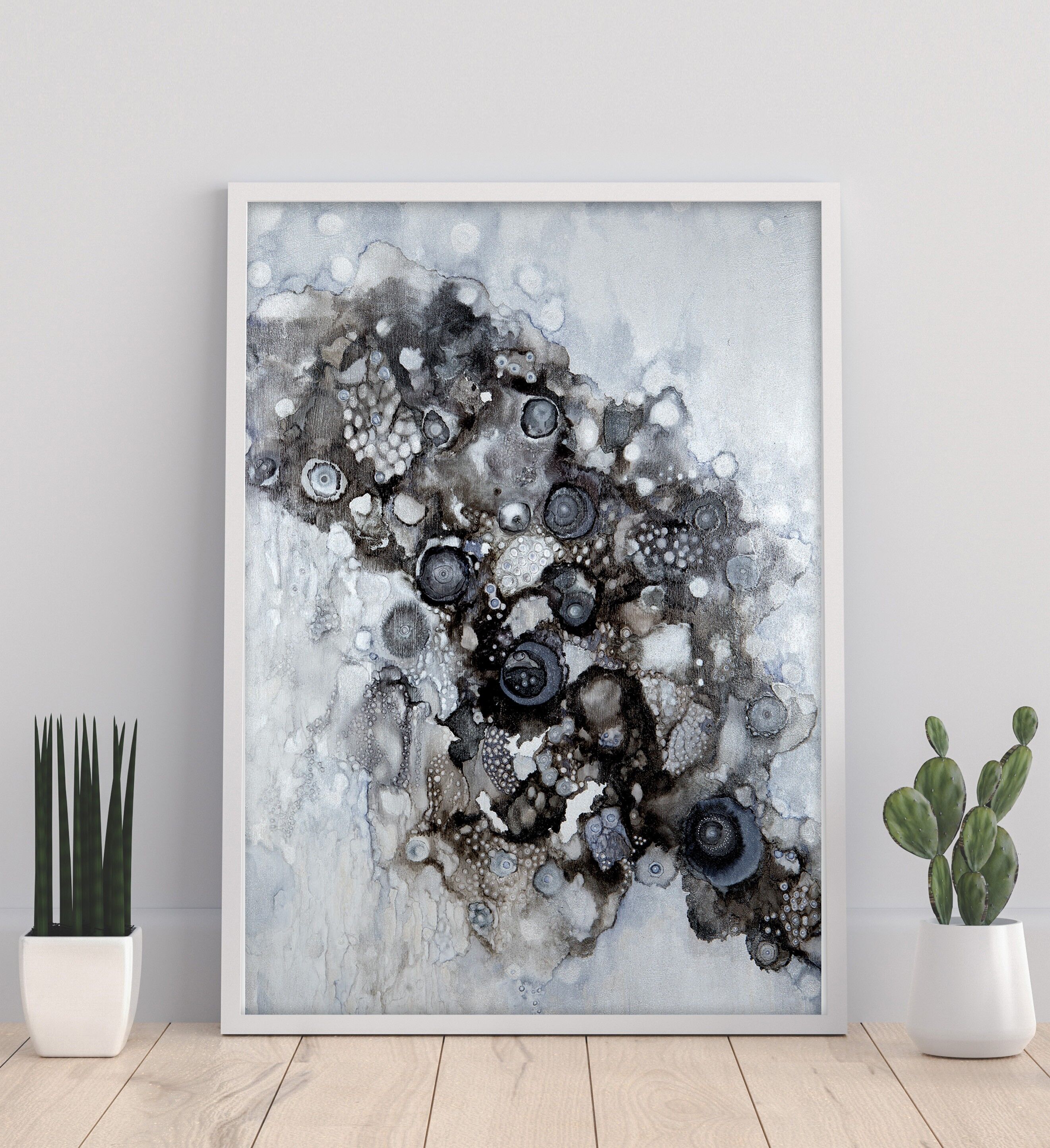 Flüsse und Bäche – 11 x 14 Zoll Kunstdruck von Mishel Schwartz