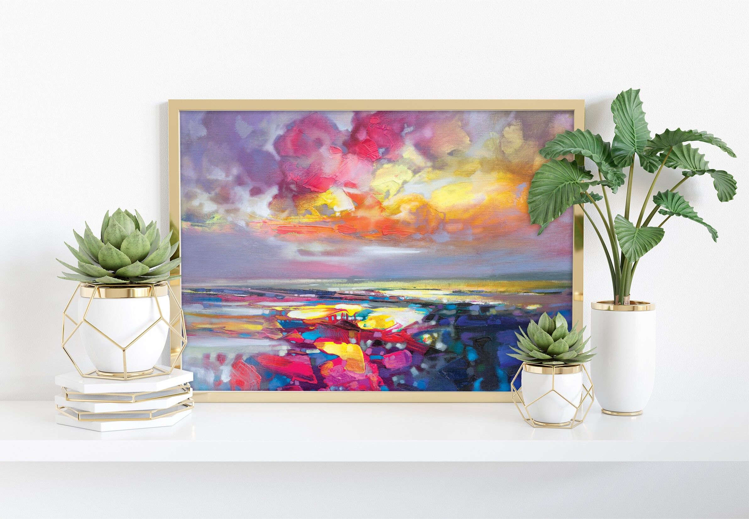 Primary Shore - 11X14" Stampa artistica di Scott Naismith