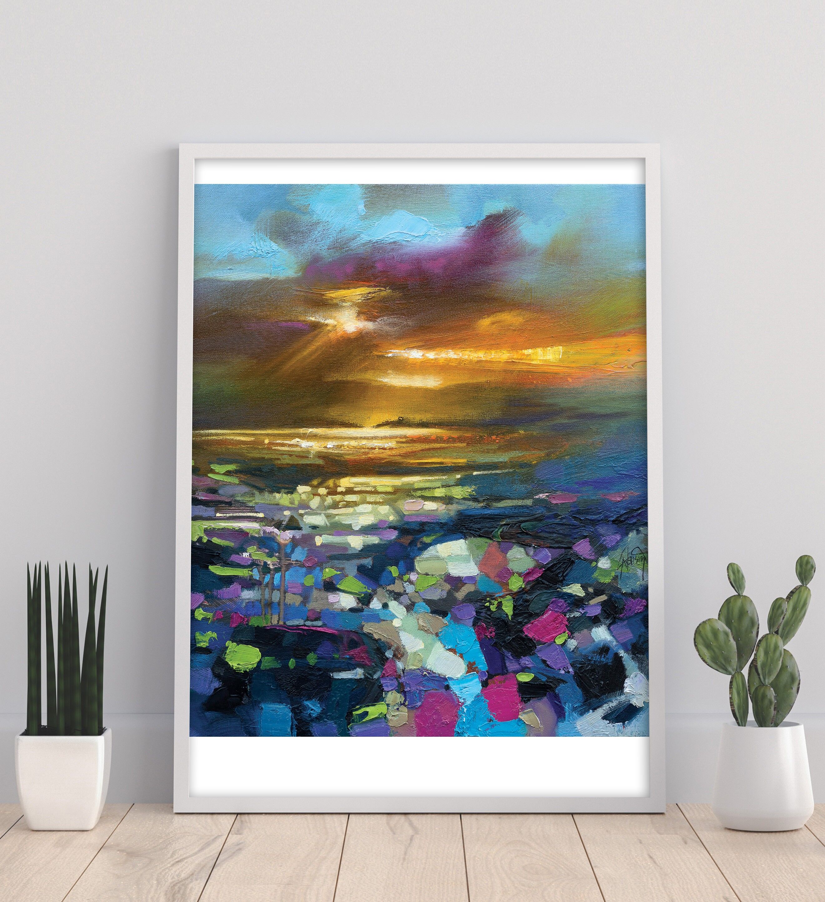 Luce tettonica - 11X14" Stampa artistica di Scott Naismith