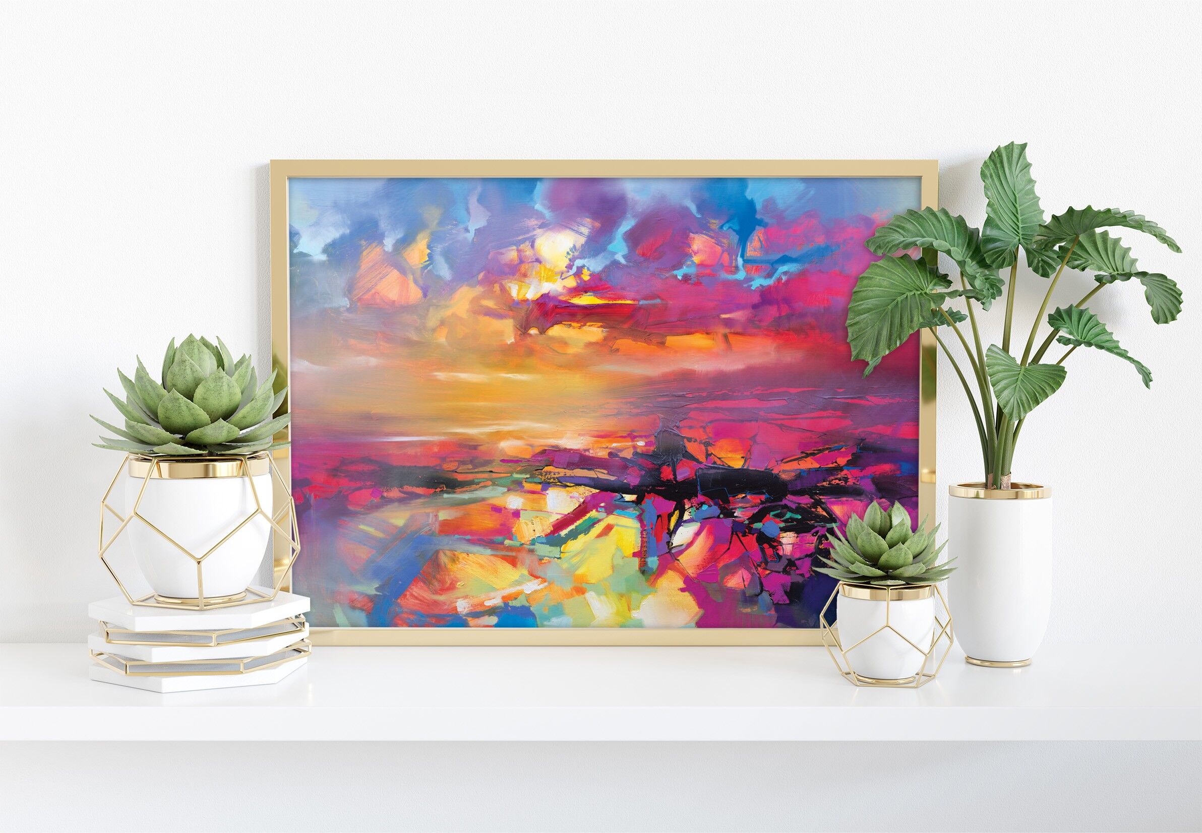 Universo elettrico - 11 x 14" stampa artistica di Scott Naismith