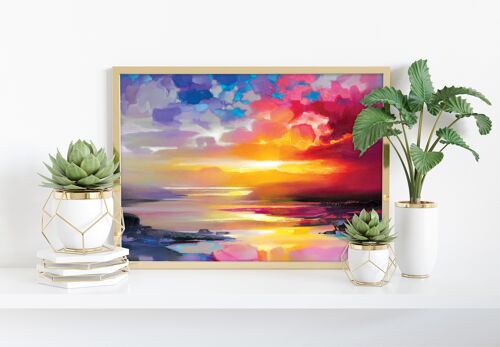 Low Tide Sunset - 11X14” Art Print by Scott Naismith
