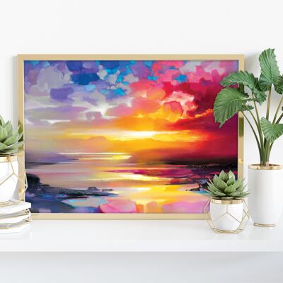 Low Tide Sunset - 11X14” Art Print by Scott Naismith