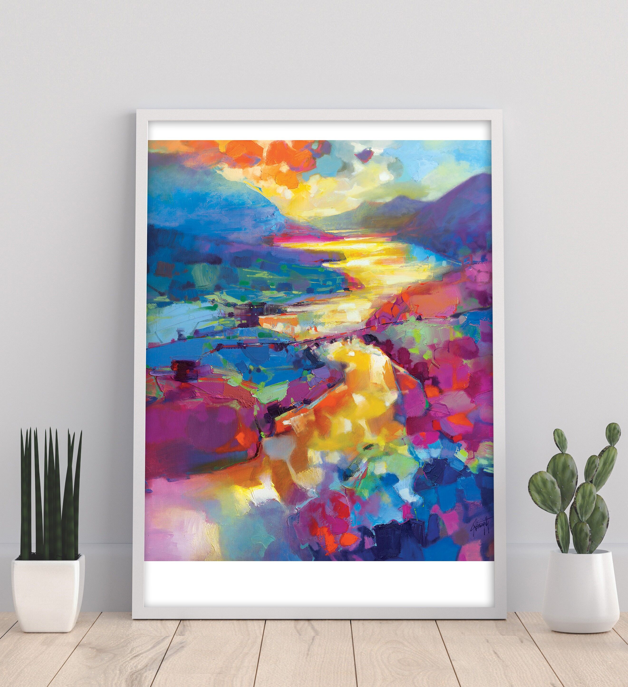 Colmare Loch Leven - 11 x 14" stampa d'arte di Scott Naismith