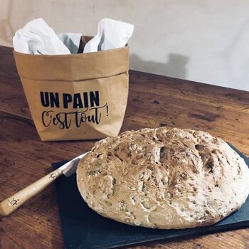 Panière à pain - "Un pain c'est tout!"
