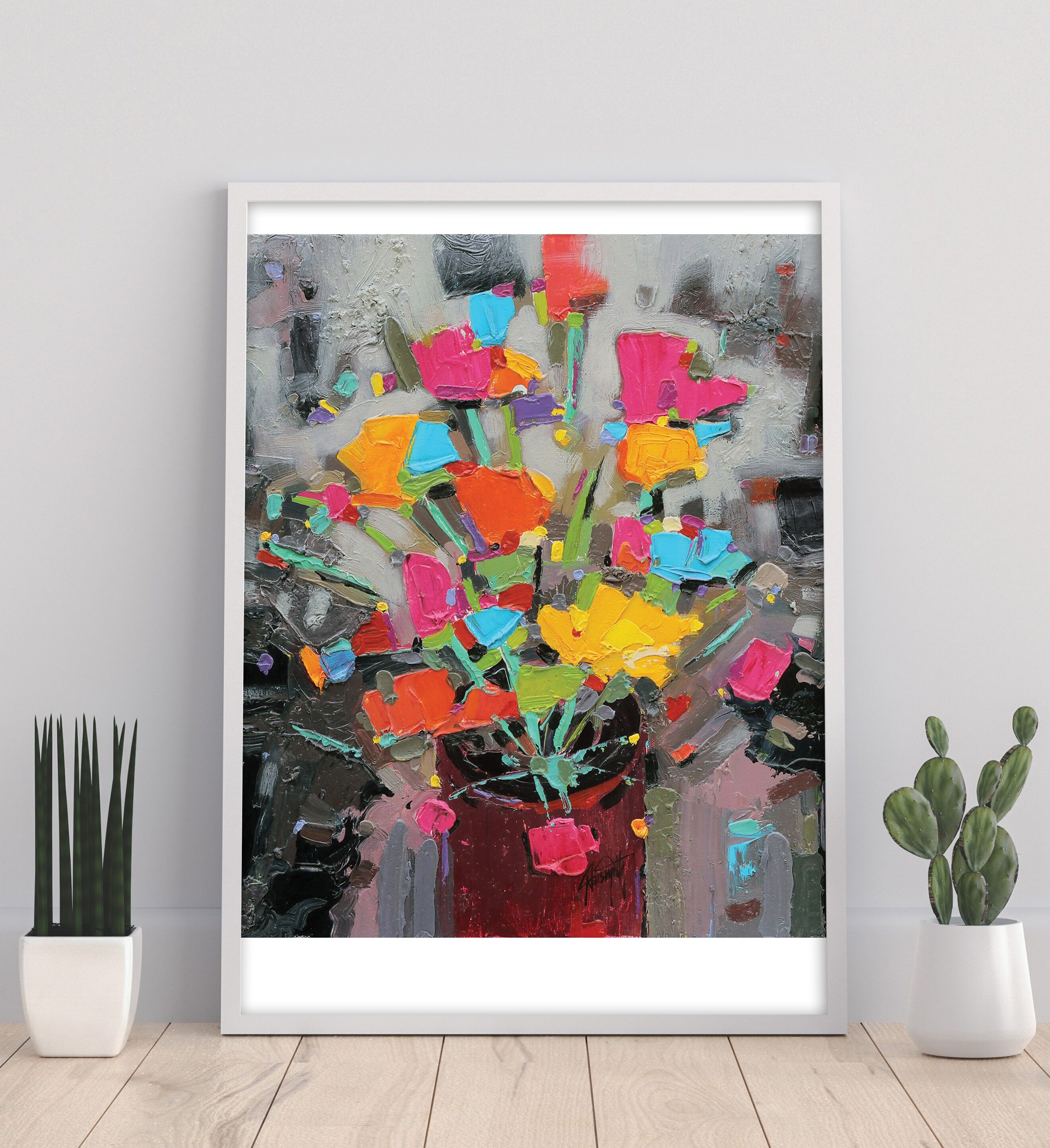 Bouquet di colori - 11 x 14" stampa artistica di Scott Naismith