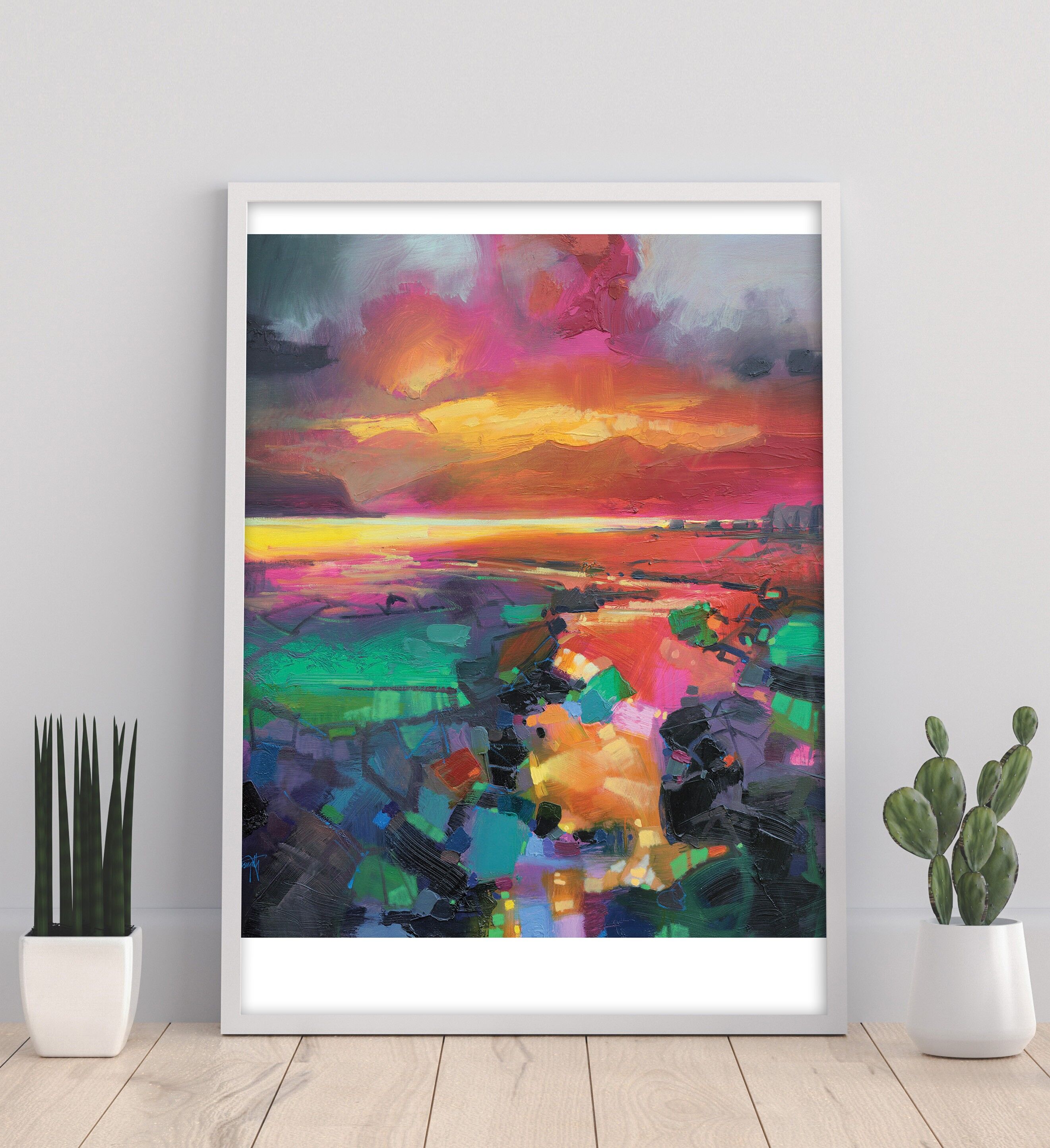 Rum magenta - 11 x 14" stampa artistica di Scott Naismith