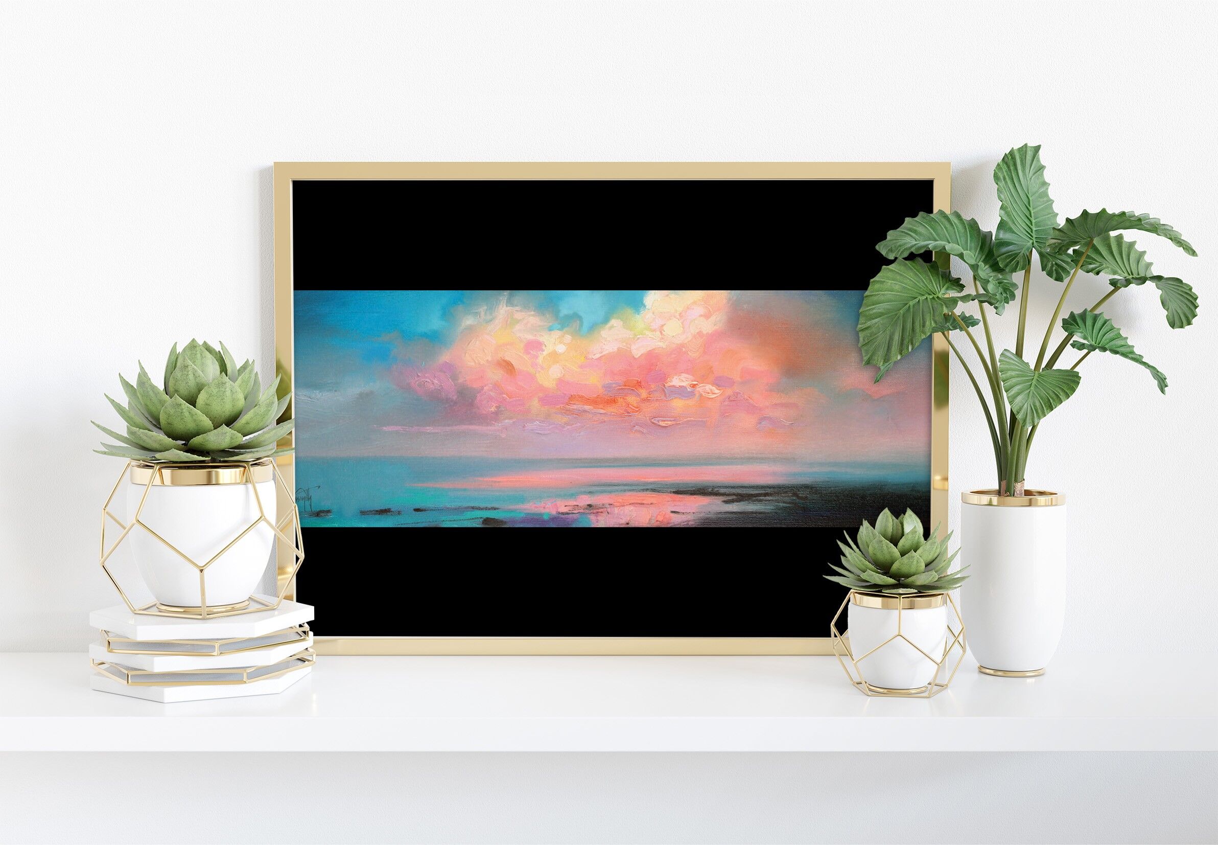 Cumulus atlantico - 11 x 14" stampa d'arte di Scott Naismith