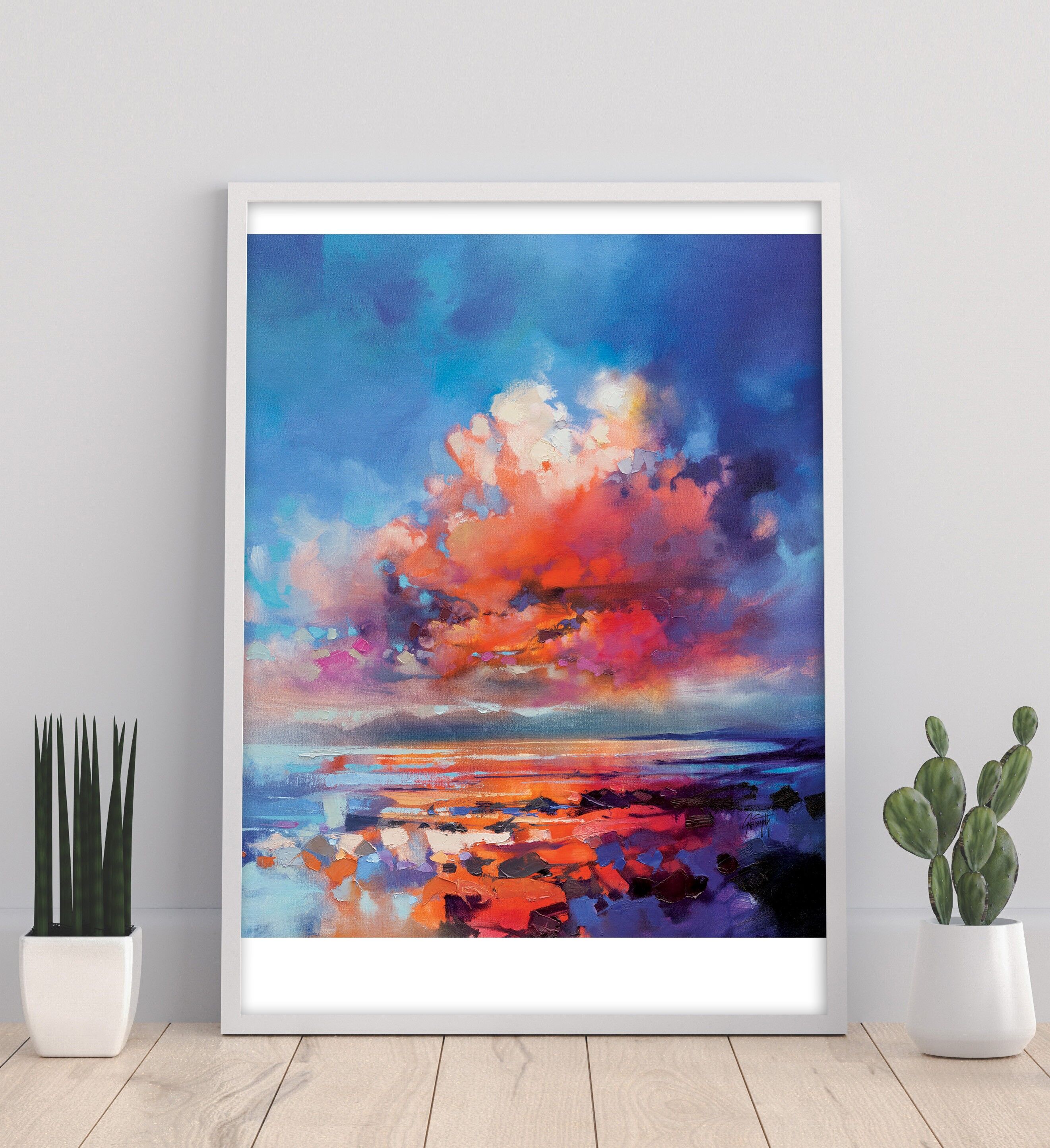 Cluster Cloud - 11X14" Stampa artistica di Scott Naismith