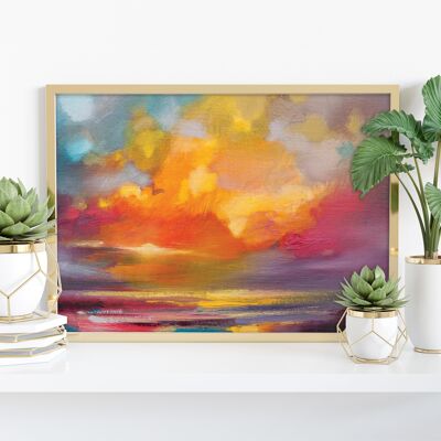 Sonnenuntergang – 11 x 14 Zoll Kunstdruck von Scott Naismith