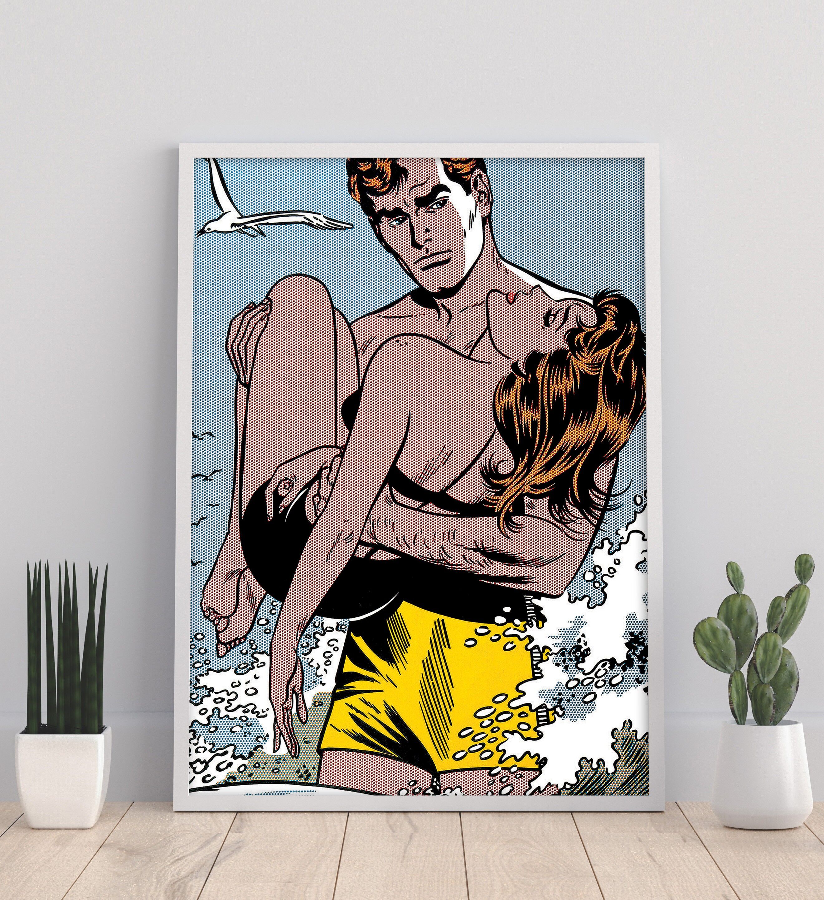 Salvataggio - 11 x 14" stampa d'arte di Toni Sanchez