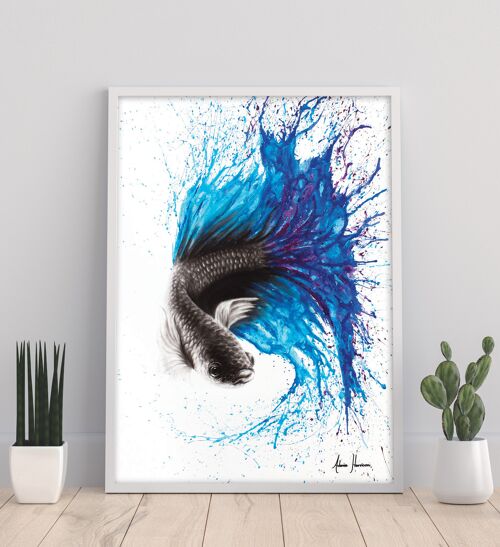 Azul Gourami - 11X14” Art Print by Ashvin Harrison