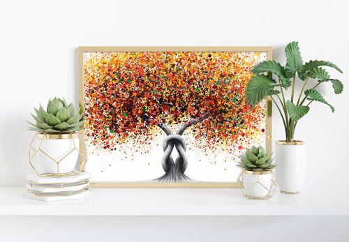Sunshine Friendship Tree 11X14” Art Print by Ashvin Harrison