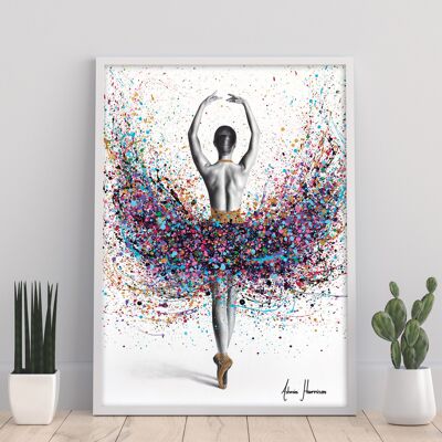 Ballerina di diamante abbagliante -11 x 14" Stampa artistica di Ashvin Harrison