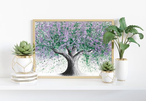 Country Lavender Tree - 11X14” Art Print by Ashvin Harrison