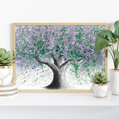 Country Lavender Tree - 11X14" Art Print par Ashvin Harrison