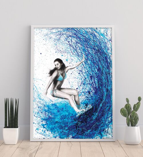 Thoughts And Waves - 11X14” Art Print by Ashvin Harrison