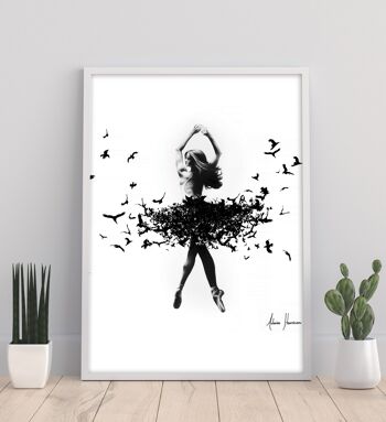 Danse des oiseaux gratuite - Impression d'art 11 x 14 po par Ashvin Harrison