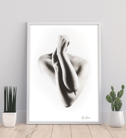 Nude Woman Charcoal Study 55 - 11X14” Art Print