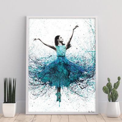 Ballerino di corallo notturno - 11 x 14" stampa artistica di Ashvin Harrison