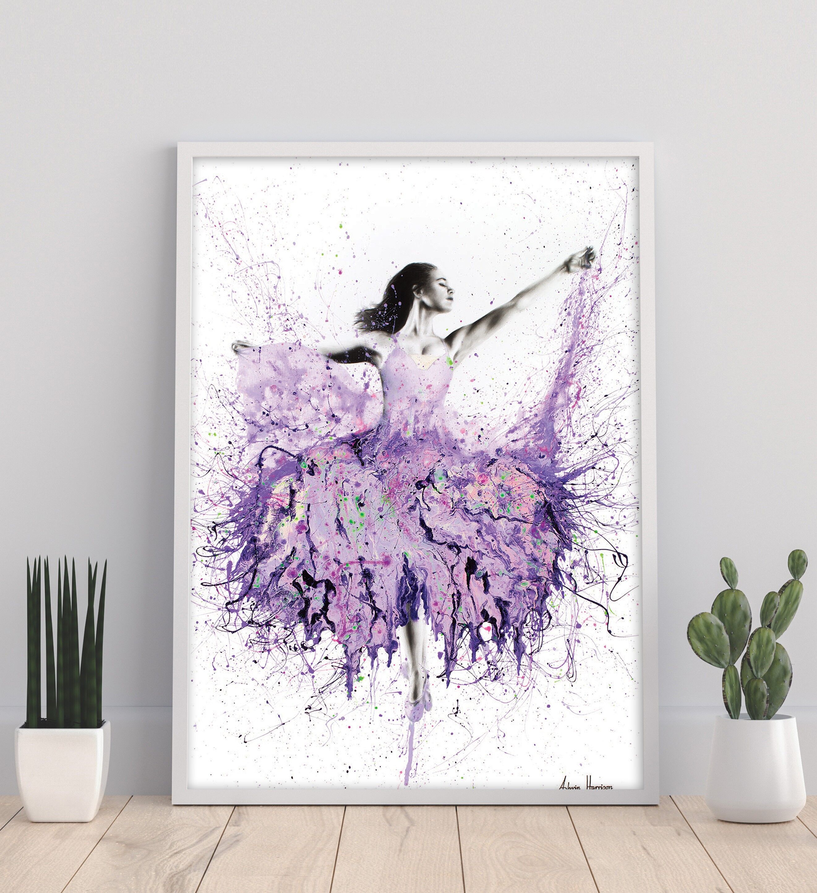 French Garden Ballet - 11X14” Art Print by Ashvin Harrison