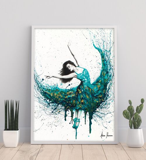 Chrysocolla Dance - 11X14” Art Print by Ashvin Harrison