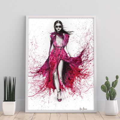 Autunno Gucci Rose - 11 x 14" stampa d'arte di Ashvin Harrison