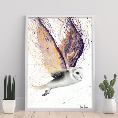 Opal Winged Owl - 11X14” Art Print by Ashvin Harrison