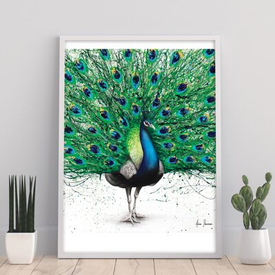 Pavo Indigo - 11 x 14" stampa artistica di Ashvin Harrison