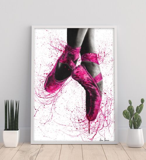 Pretty In Pink Ballet - 11X14” Art Print by Ashvin Harrison