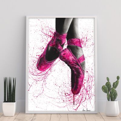 Pretty In Pink Ballet – 11X14” Kunstdruck von Ashvin Harrison