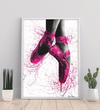 Pretty In Pink Ballet - 11X14" Art Print par Ashvin Harrison