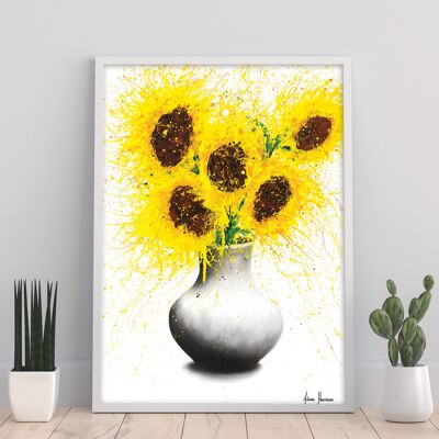 Sunflower Song - 11X14” Art Print by Ashvin Harrison